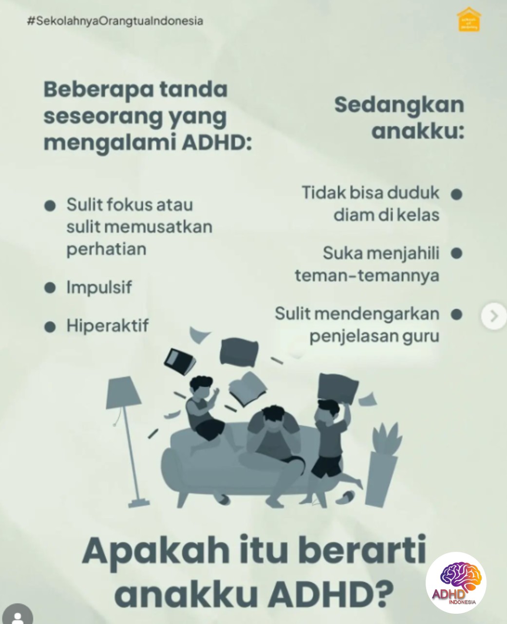 Ciri dan Gejala ADHD pada Anak Usia Dini di Provinsi Sulawesi Barat