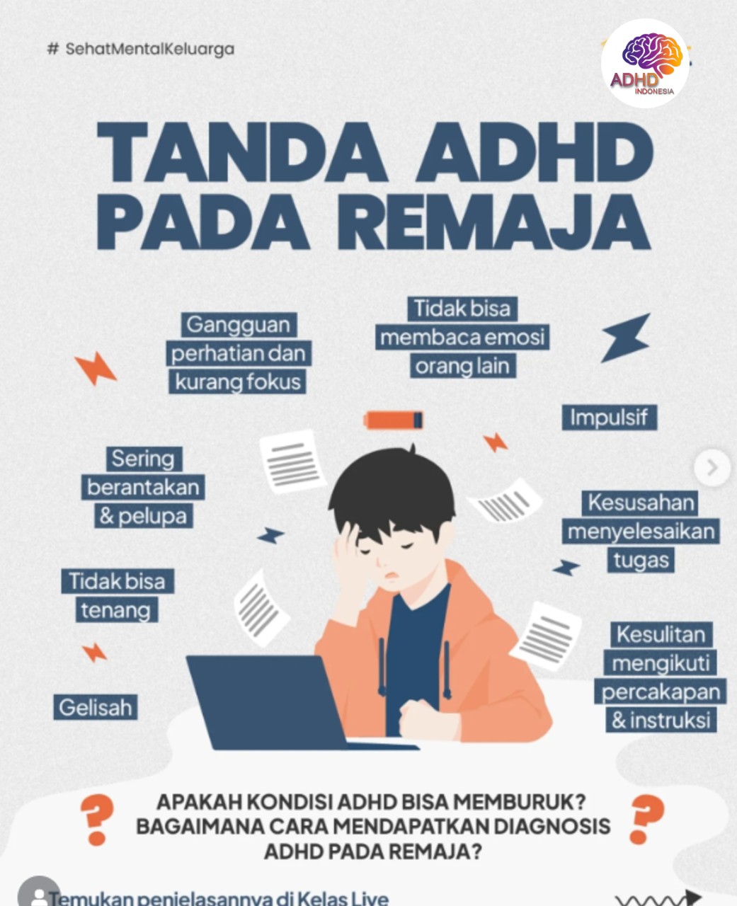 Screening ADHD Non-Diagnostik: Edukasi Awal bagi Orang Tua di Provinsi Sulawesi Barat