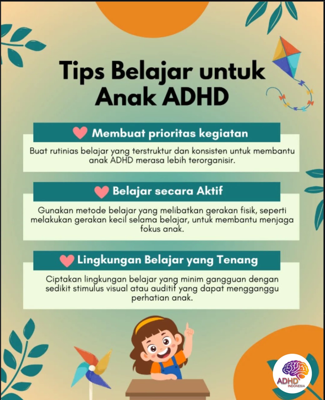 Strategi Belajar yang Cocok untuk Anak ADHD di Provinsi Sulawesi Barat